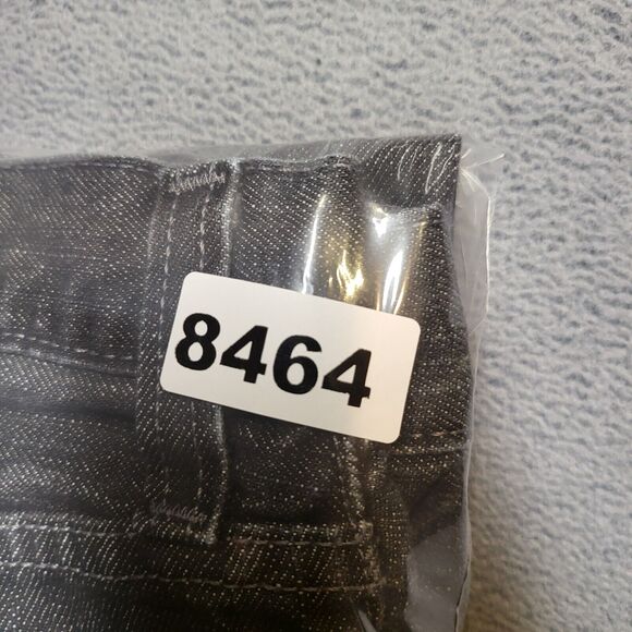 Roebuck And Co Jeans Mens 36x26 Black Straight Leg Distressed Denim - Picture 11 of 11